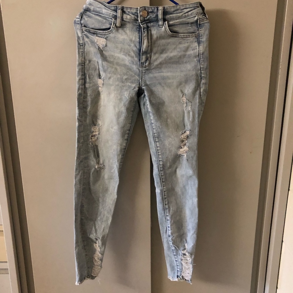 American eagle HIGH waisted skinny jeans